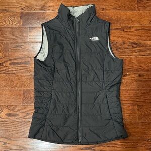 Girls XL The North Face Black Quilted Vest